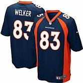 Nike Men & Women & Youth Broncos #83 Wes Welker Navy Blue Team Color Game Jersey,baseball caps,new era cap wholesale,wholesale hats